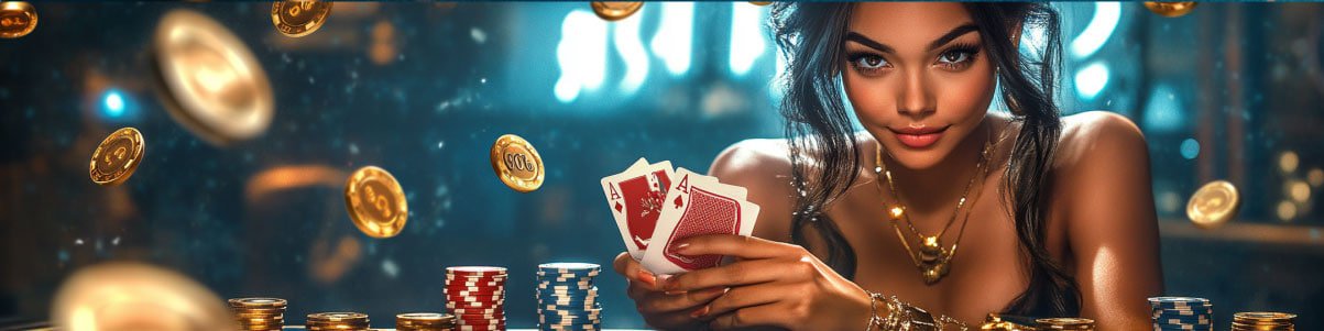 ဖဲကဒ်ဂိမ်း Table Baccarat Blackjack Live Dealer ကစားနေစဉ်